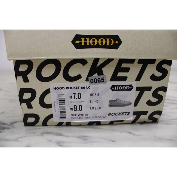 Hood Rocket 66 LC Sneakers - Off White (Men's 7/Women's 9) BRAND NEW - Picture 10 of 10